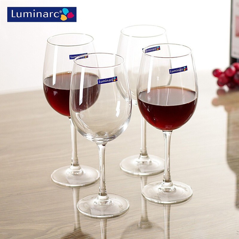Bộ 4 ly rượu vang LUMINARC 350ml-470ml-580ml