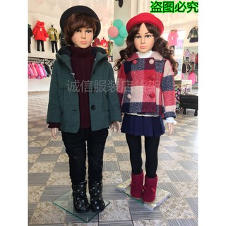 Manocanh trẻ em đầu rời màu da cao 1,1 mét