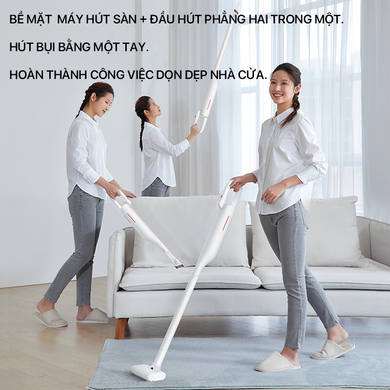 Máy hút bụi cầm tay không dây cao cấp Deerma VC01