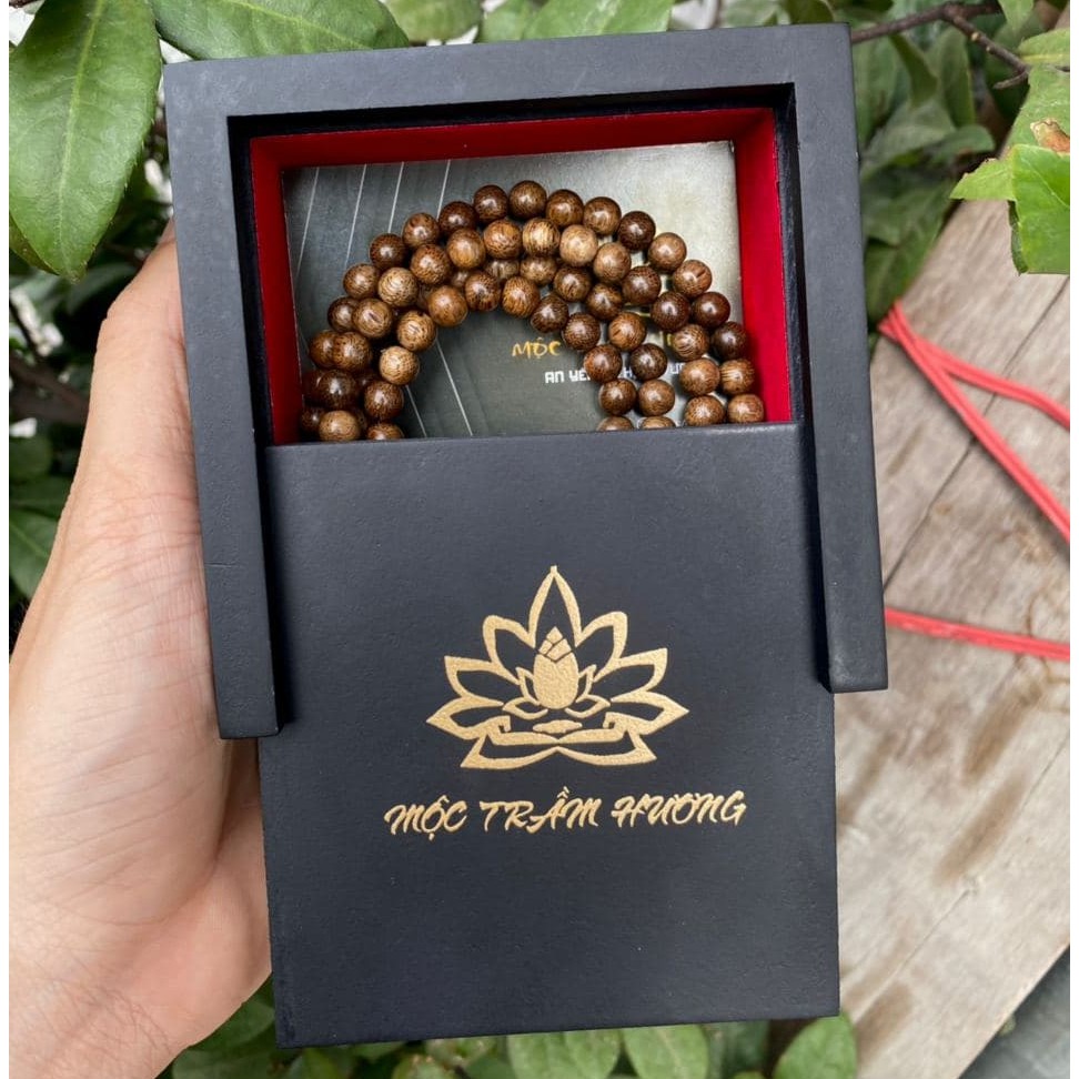 Vòng Tay Trầm Hương Chuỗi Tràng Hạt 108 7mm Trầm Tốc - MTH JEWELRY