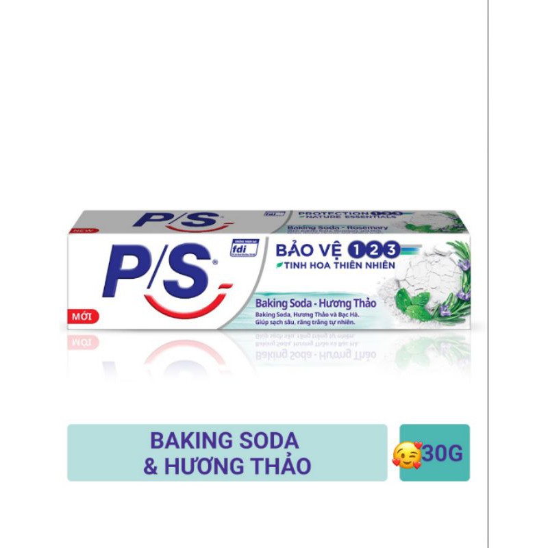 Hàng KM_Kem đánh răng P/S Bảo Vệ 123 Baking Soda - Hương Thảo 30g