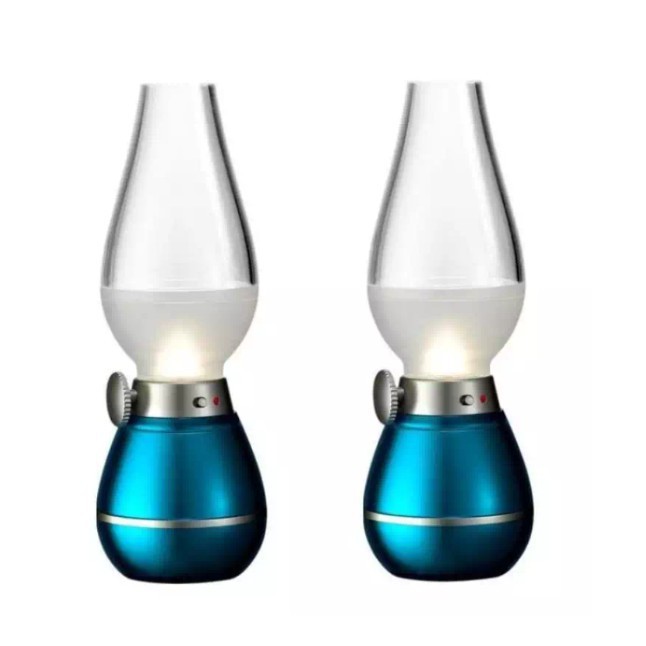 MVP1755 Đèn Dầu Để Bàn Sạc Tích Điện Cảm Ứng Thổi Phát Sáng