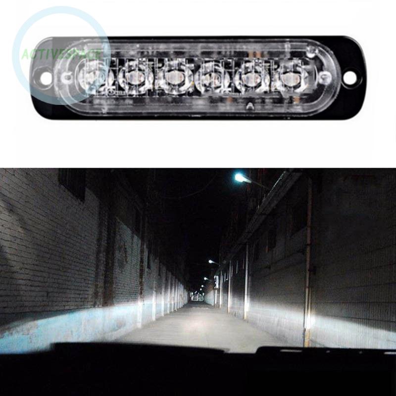 Bộ đèn LED khẩn cấp 6 bóng DC 12V-24V chuyên dụng cho xe hơi SUV ATV UTV