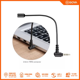 Boya by-um4 - mic thu âm cổng 3.5mm trrs dành cho điện thoại & laptop