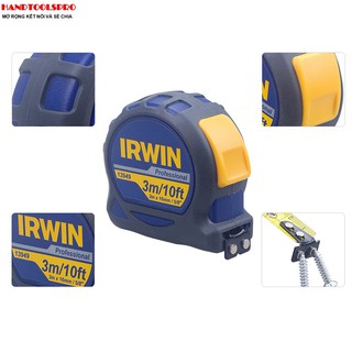 Thước cuộn bọc cao su có nam châm 3m bản 16mm IRWIN T13949