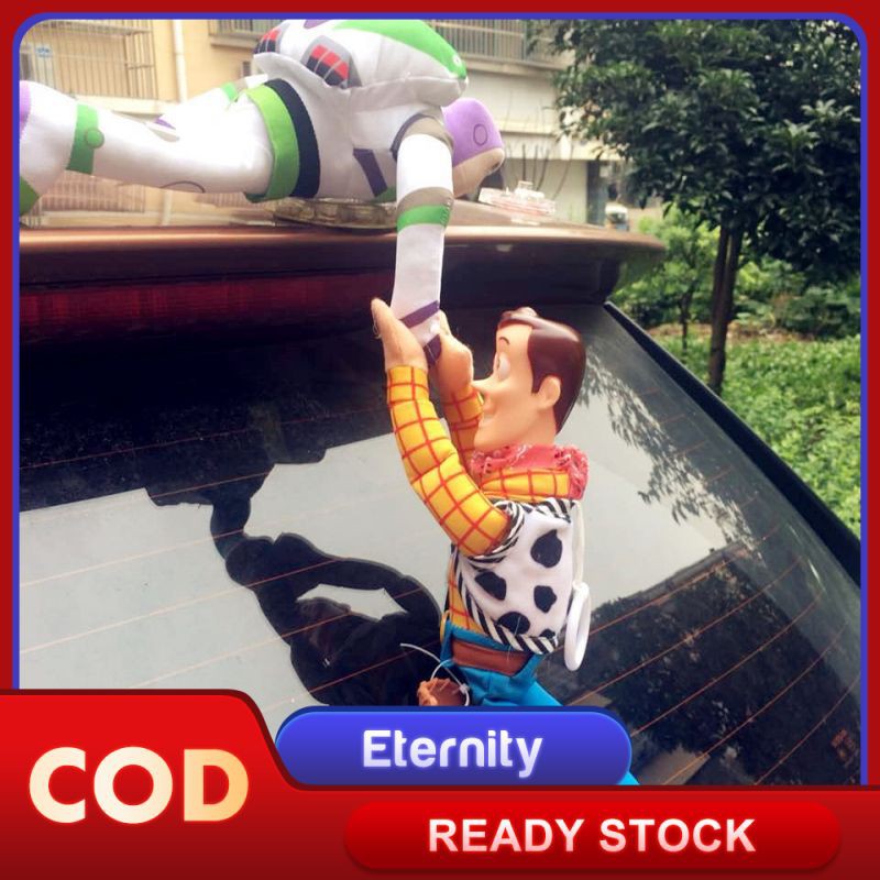 Đồ chơi nhồi bông hình nhân vật hoạt hình Toy Story trang trí xe hơi