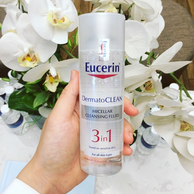 ✔️[Chính hãng Eucerin]  Nước Tẩy Trang Eucerin 3in1 DermatoClean Micellar Cleansing Fluid