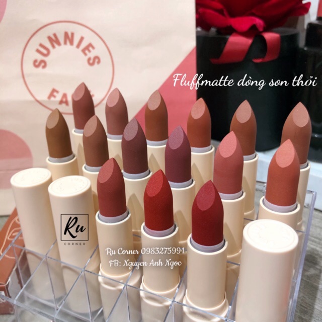 Son thỏi dòng Fluffmatte Sunnies Face