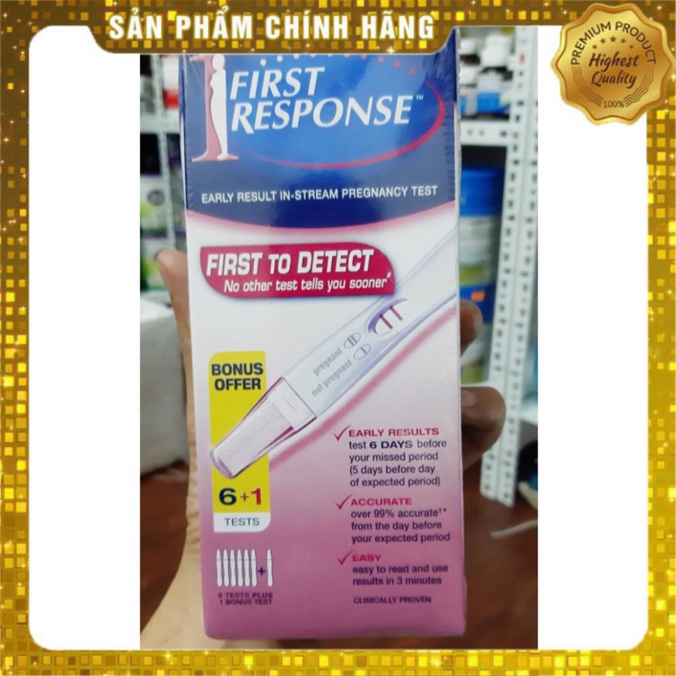 HẠ GIÁ Que thử thai First Response 6+1 USA [Chính Hãng] HẠ GIÁ