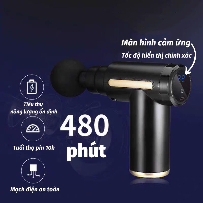 Máy Mát Xa Máy Đấm Bóp Cao Cấp Giảm Căng Cơ Máy Massage Mini Tiện Lợi Gía Rẻ Phù Hợp Với Mọi Lứa Tuổi
