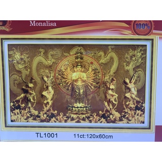 Tranh thêu kín Phật ngàn tay TL1001