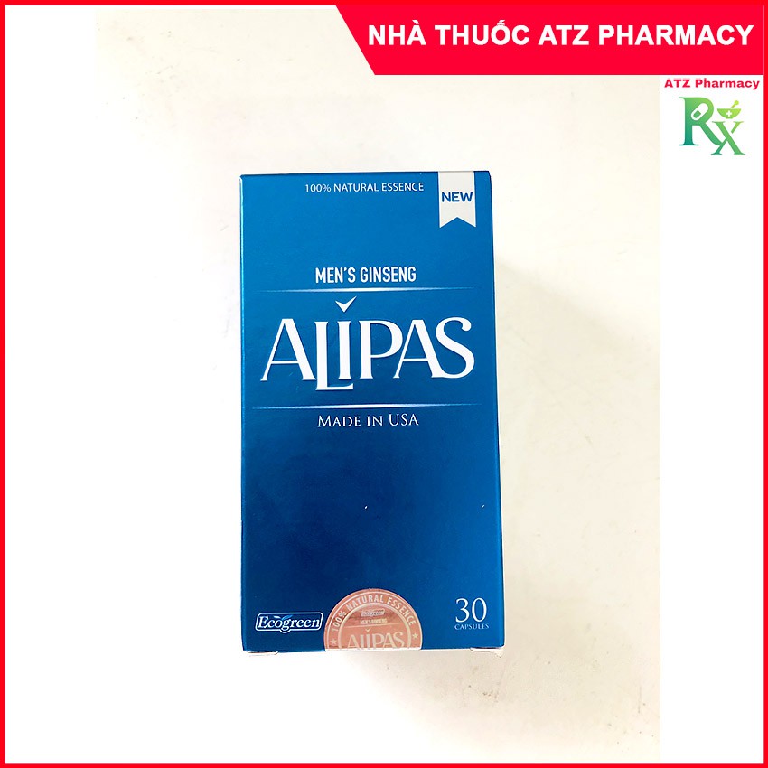 Viên Uống Sâm ALIPAS - Cải Thiện Tình Trạng Vô Sinh & Hiếm Muộn Do Tinh Trùng Yếu