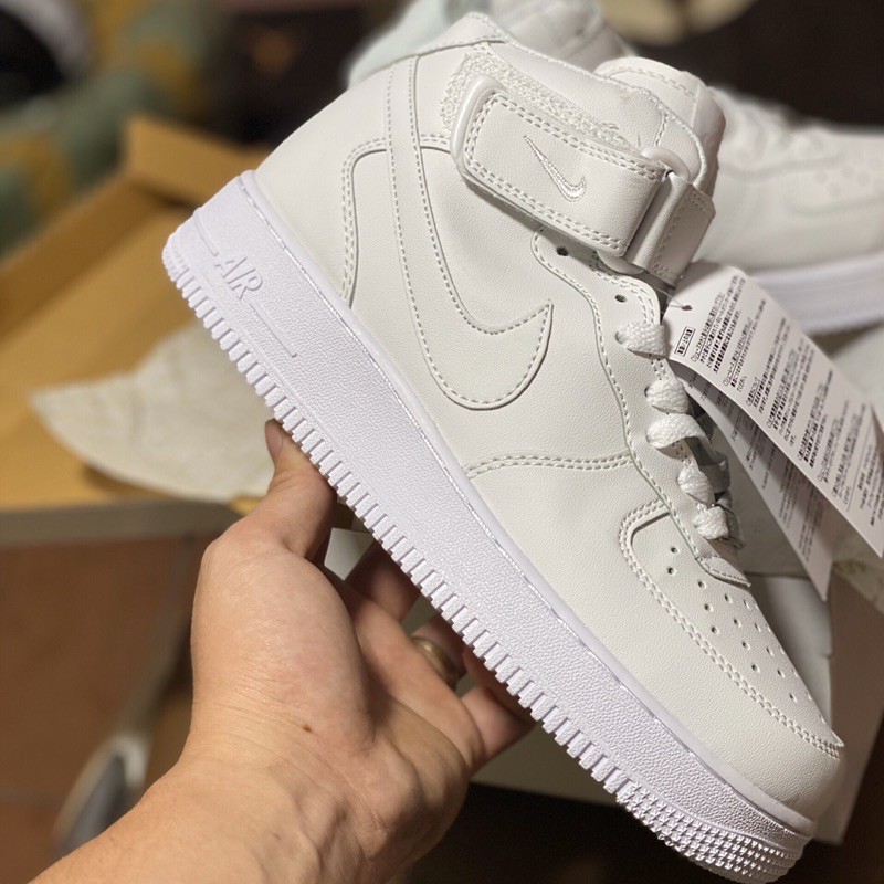 Giày thể thao sneaker Af1 trắng cao cổr hàng 1:1 full size nam nữ Hà Nội