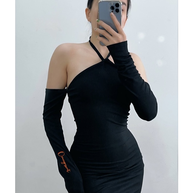 Đầm Ôm Body Thắt Dây Cao Cấp Cá Tính TD