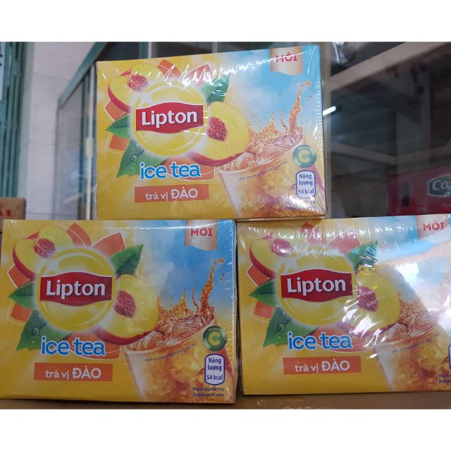 Trà lipton Đào combo 3 hộp -date 2023