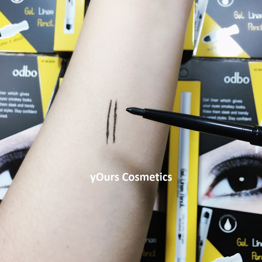 [Auth Thái] Chì Kẻ Mí Màu Đen Dạng Sáp Odbo Gel Liner Pencil - Chì Vặn Kẻ Mắt Màu Đen Dạng Sáp Odbo Gel Liner Pencil