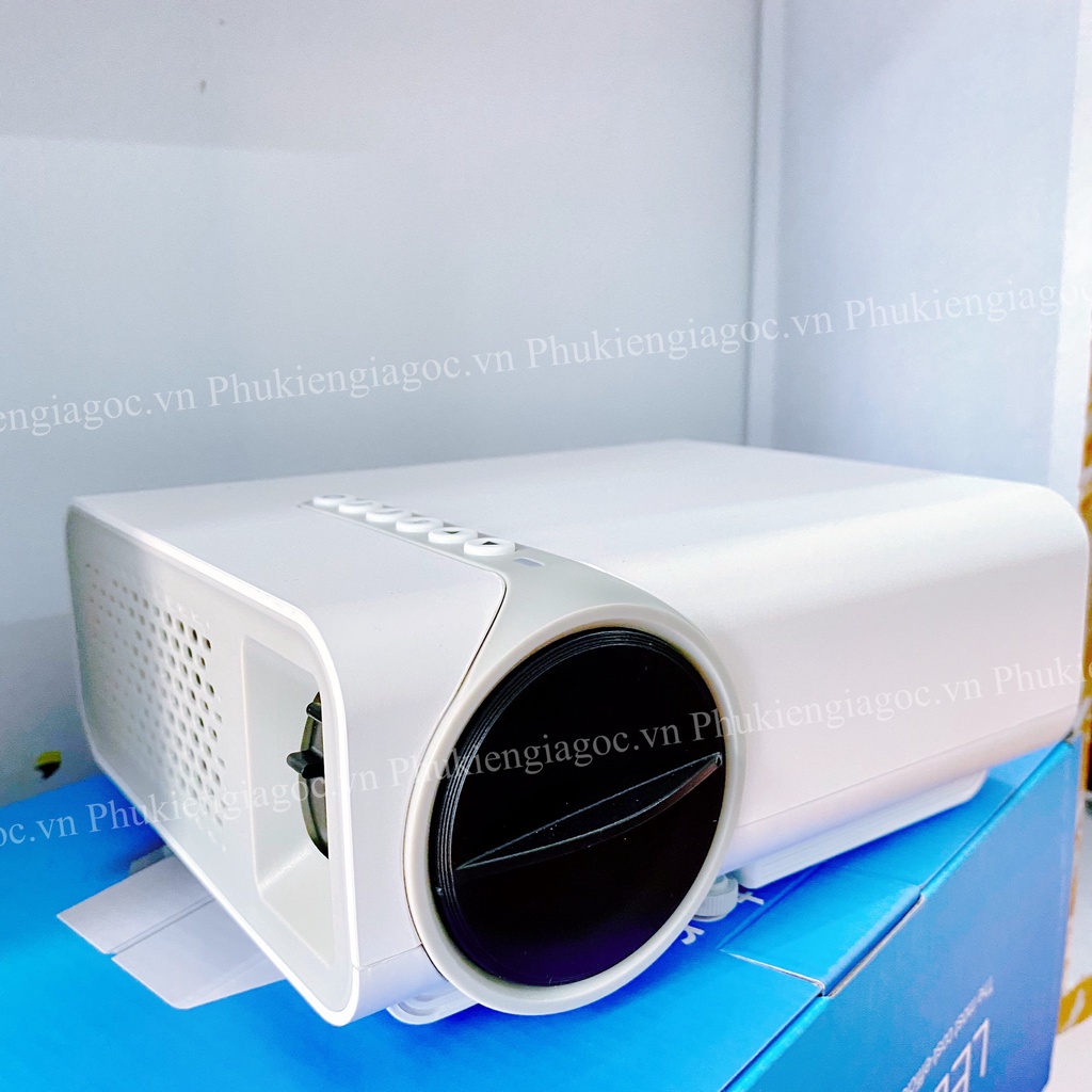 Máy Chiếu Mini YG530 Kết Nối Không Dây Với Điện Thoại – độ phân giải thực chuẩn HD bảo hành 12 tháng