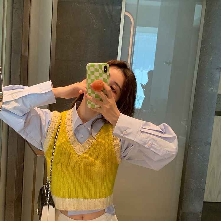 Áo Len Không Tay Thiết Kế Mới Thời Trang Dành Cho Nữ