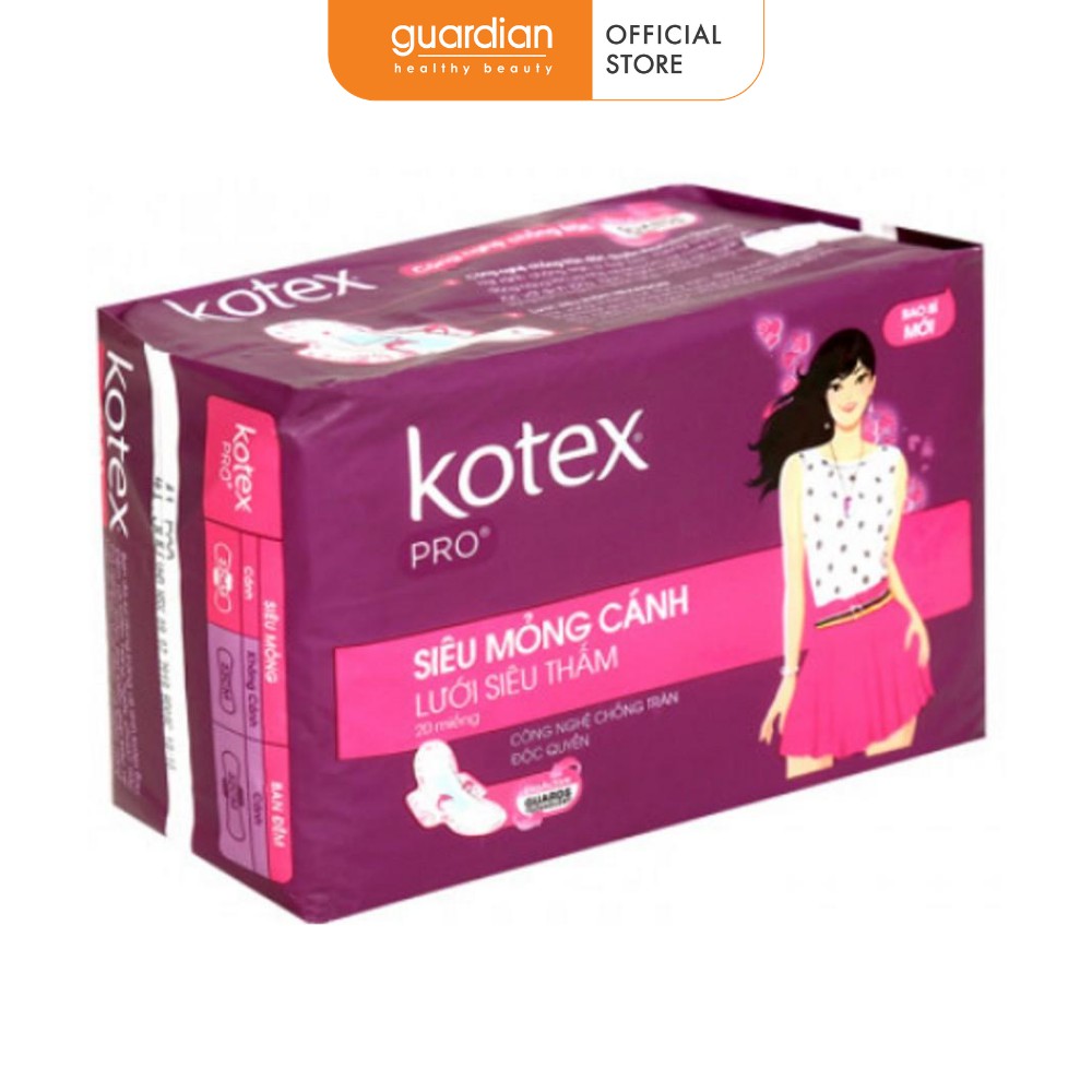 Băng vệ sinh Kotex Pro 20 miếng