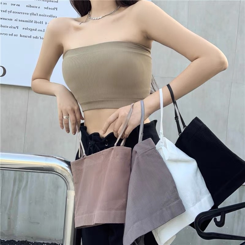 Áo Bra Nữ Thun Tăm Nâng Ngực Gợi Cảm Mẫu Mới Có Tháo Rời Dây N99