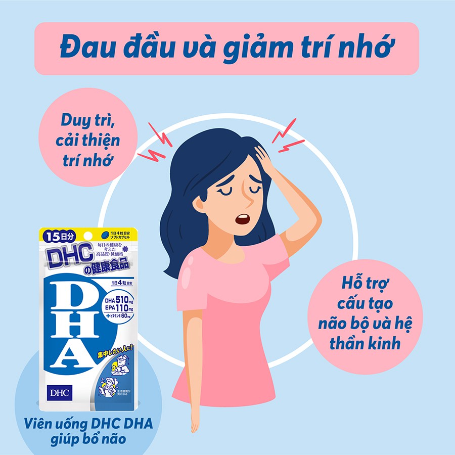 Viên Uống Bổ Não DHC Nhật Bản Bổ Sung DHA