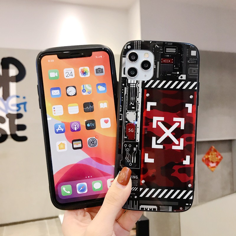 Ốp Điện Thoại Hình Bảng Mạch Họa Tiết Rằn Ri Cá Tính Cho Iphone Xs Max 6s Arc Xr 11 Pro Max