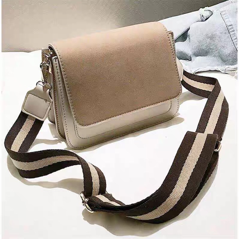 Túi đeo chéo nữ T40 21x17x8cm (Đỏ-Đen-Nâu đậm-Nâu sáng)