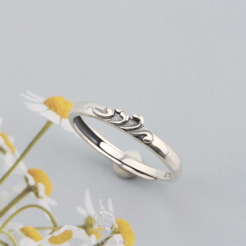 Nhẫn cặp Núi và Biển _ Nhẫn bạc 925 NQ Jewelry