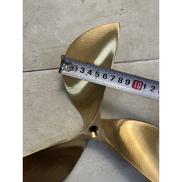Chân vịt đồng thau máy xe 3t72 chân vịt 3 cánh thau lỗ ren 16mm, 18mm 3 máy piston 72mm