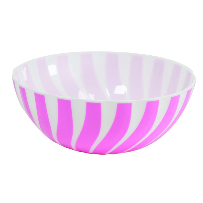 Tô  Nhựa Duy Tân 2 sọc lớn - Kích thước Ø 25 x 10,2 cm