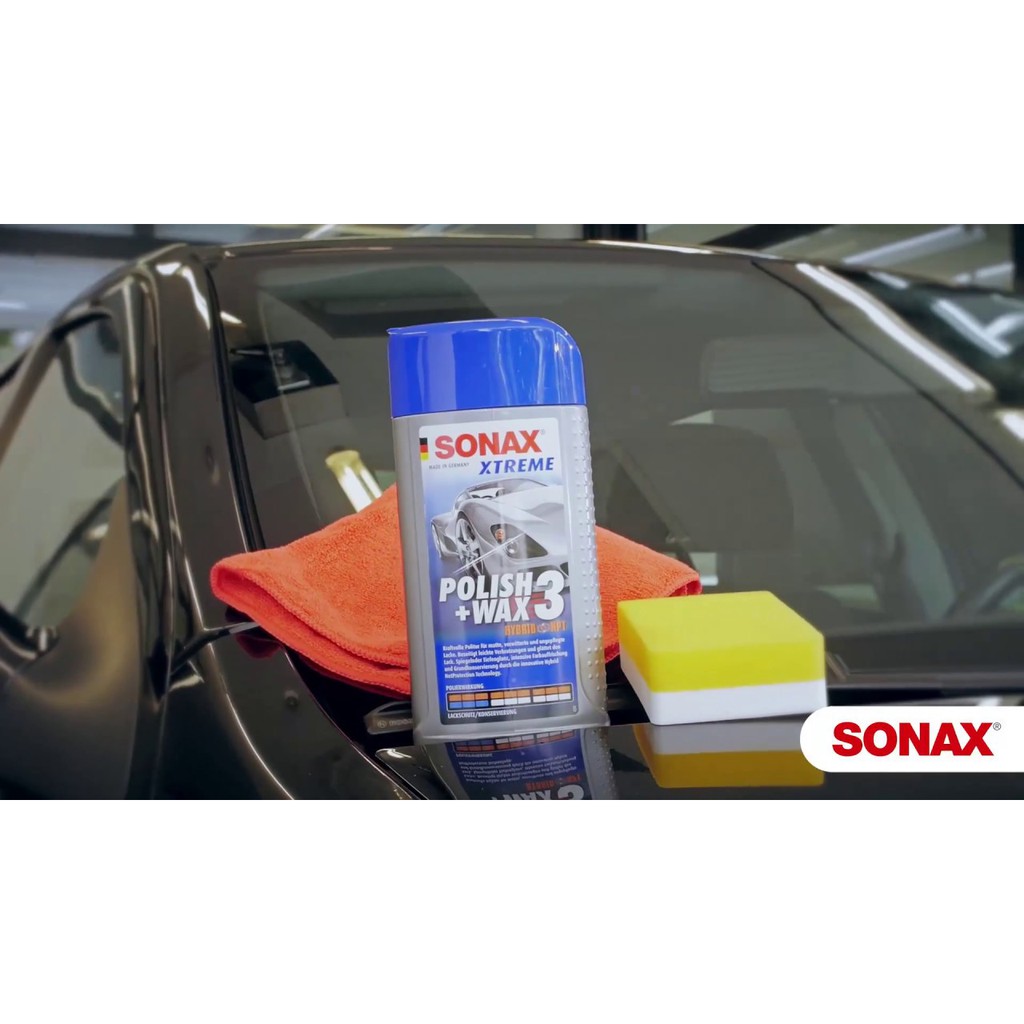 Dung Dịch Đánh Bóng - Xóa Xước - Bảo Vệ Sơn Xe Ô Tô Sonax Xtreme Polish And Wax 3 (250ml) 202100