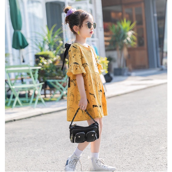 Đầm Công Chúa Xinh Xắn Thời Trang Hàn Quốc Cho Bé Gái Từ 3 Đến 4 Đến 5 Đến 6 Đến 7 Đến 8 Đến 9-10 To 12 Tuổi