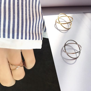 Nhẫn Kiểu Đan Chéo Kích Thước 16mm