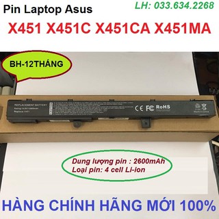 Pin Laptop Asus X451 X451C X451CA X451MA - Pin Laptop Asus X451