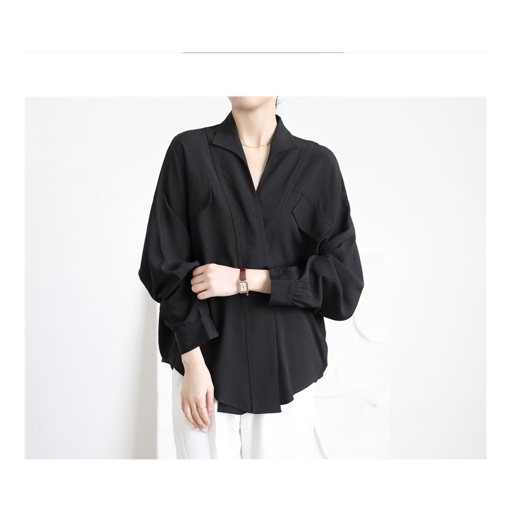 Áo sơ mi thiết kế form kimono by Chunn Design