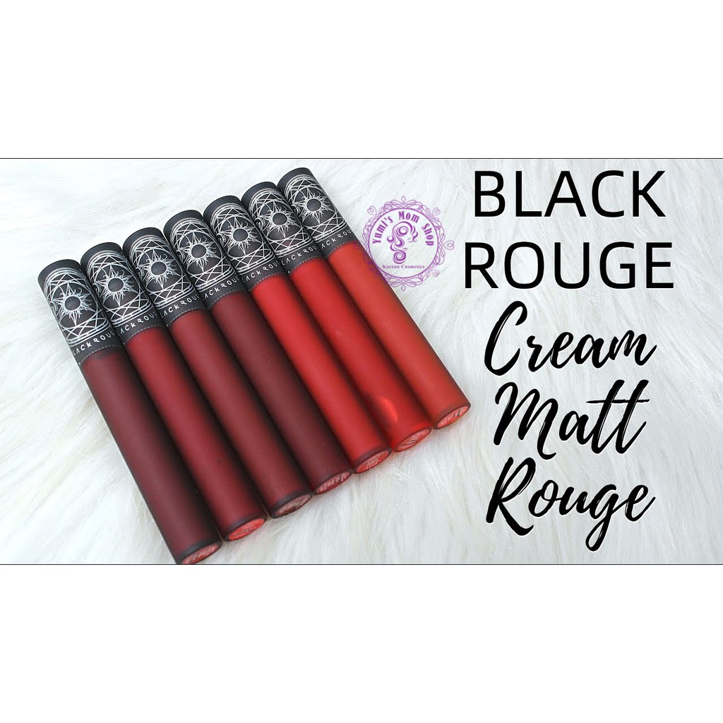 Son kem lì Black Rouge ROUGE CREAM matte Rouge