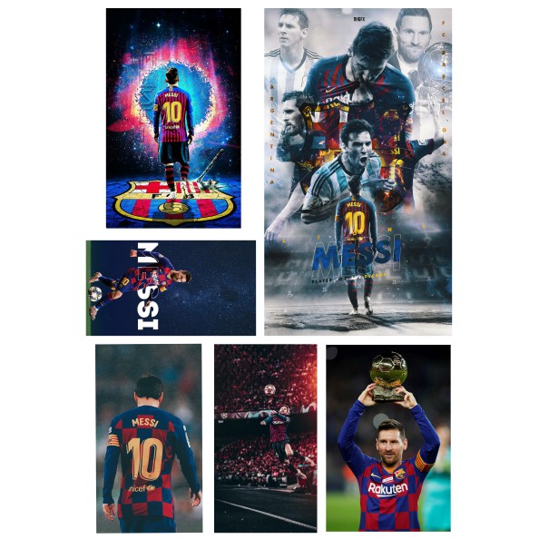 Bộ 30 STICKER hình dán LIONEL MESSI