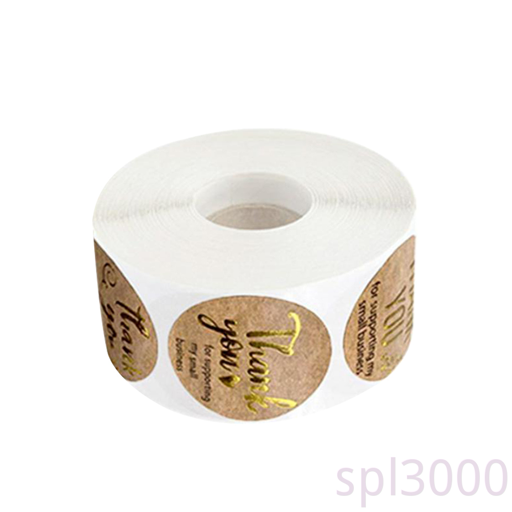 Cuộn nhãn dán giấy để niêm phong cho bao bì/ đồ thủ công trang trí tiện dụng