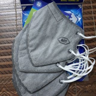 Khẩu trang 3D Mask màu xám ( túi 5 cái)