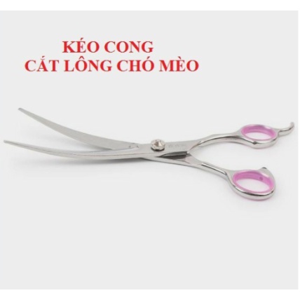 Kéo cong cắt tỉa lông chó mèo