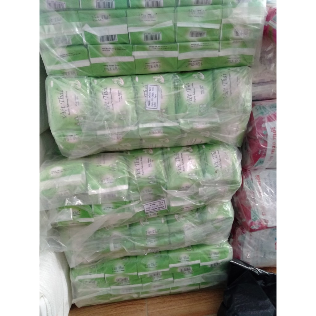 ComBo 10 Gói Băng Vệ Sinh Việt Thái Xanh Có Cánh Kèm 2 miếng Ban Đêm sêu Thấm Hút Cực Mạnh Siêu Tiện Lợi