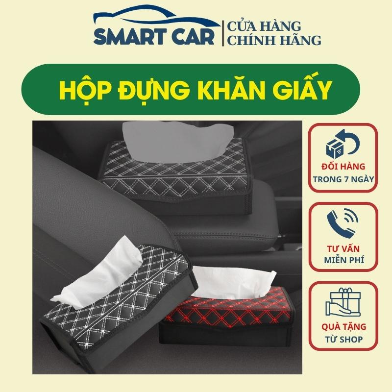⚡𝑭𝒓𝒆𝒆𝒔𝒉𝒊𝒑/𝑽𝒊𝒅𝒆𝒐 𝑻𝒉𝒂̣̂𝒕⚡️ Hộp Đựng Khăn Giấy Trên Ô Tô Bằng Da Cao Cấp - Hộp Đựng Giấy Ăn Trên Ô Tô Sang Trọng, Tiện Dụng