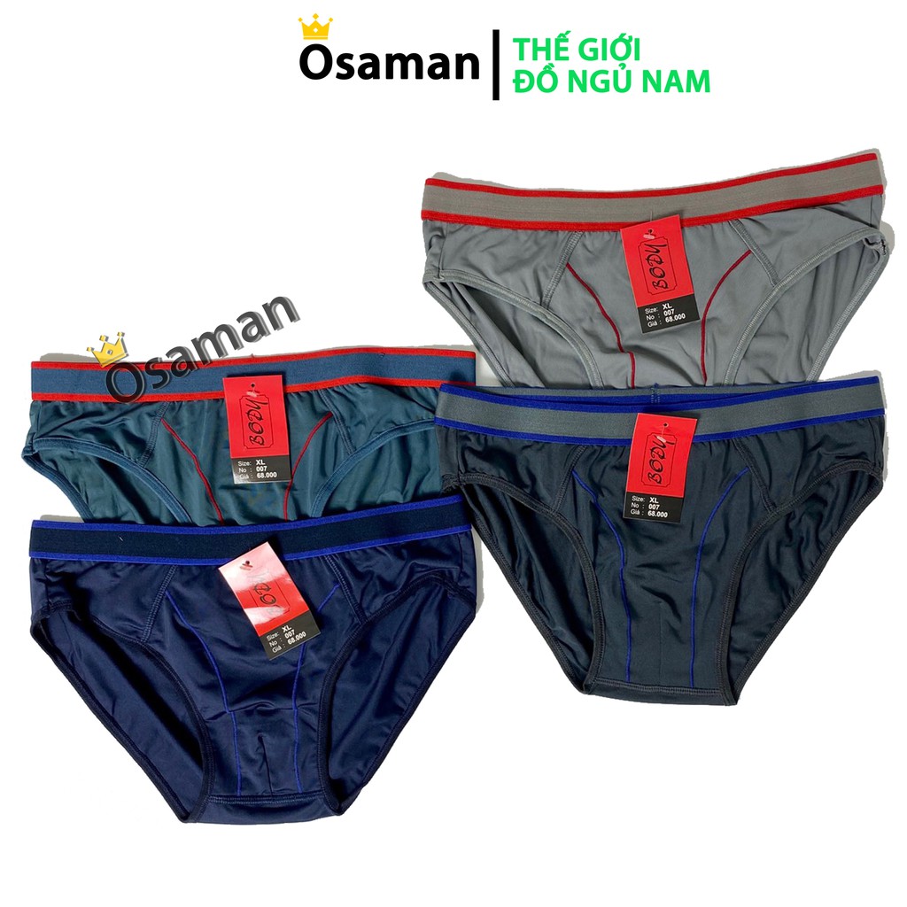 Combo 5 Quần Sịp Nam tam giác Cao Cấp, Chất Liệu Vải Thun lạnh 4 Chiều - OSAMAN