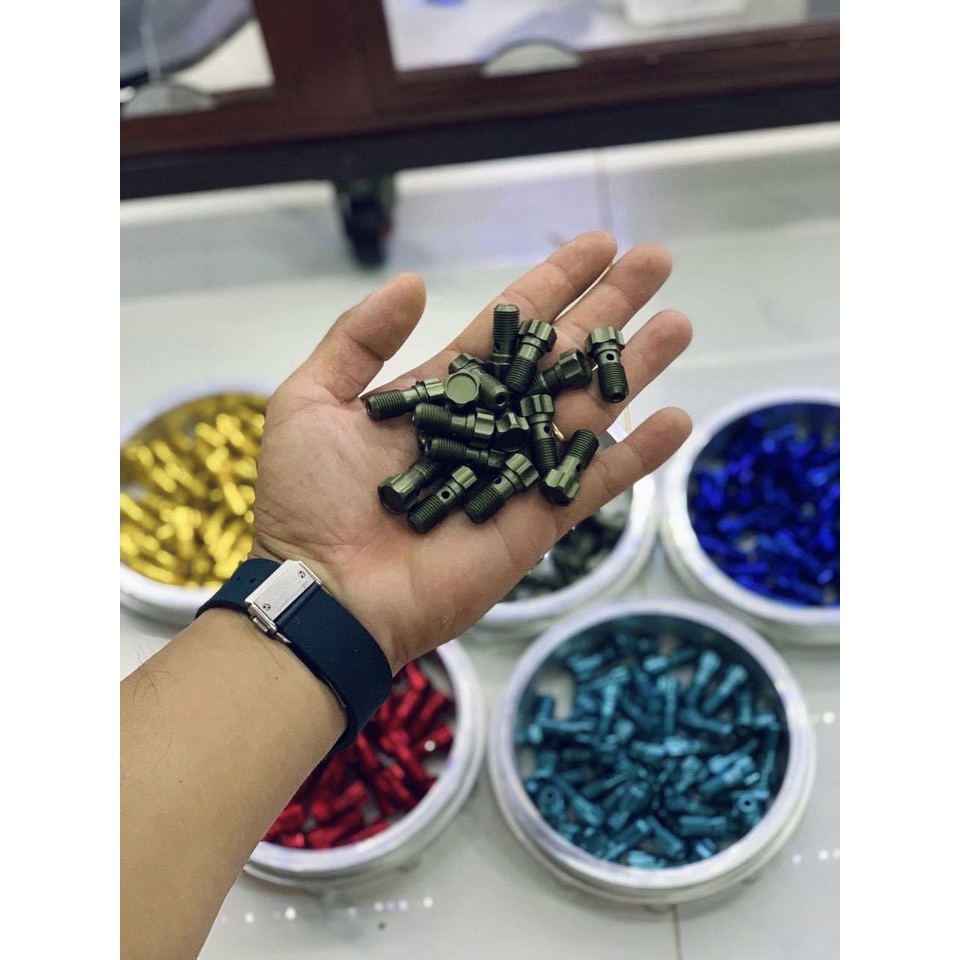 Ốc Nhôm Brembo gắn heo brembo đủ màu