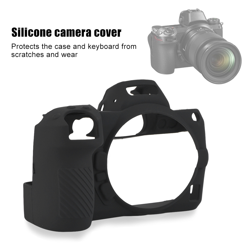 Vỏ bảo vệ máy chụp ảnh bằng silica gel mềm dành cho máy Nikon Z7 Z6 Mirrorless kích thước 12x8x2cm