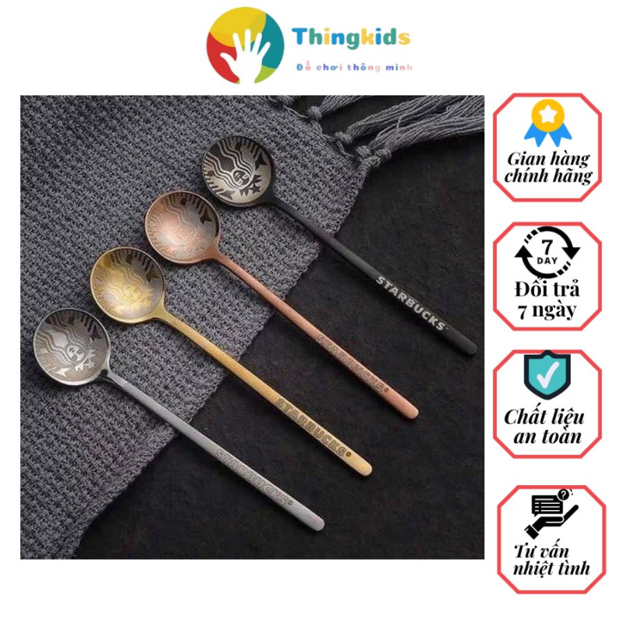 Combo 4 thìa inox 304 đóng hộp - Thingkids