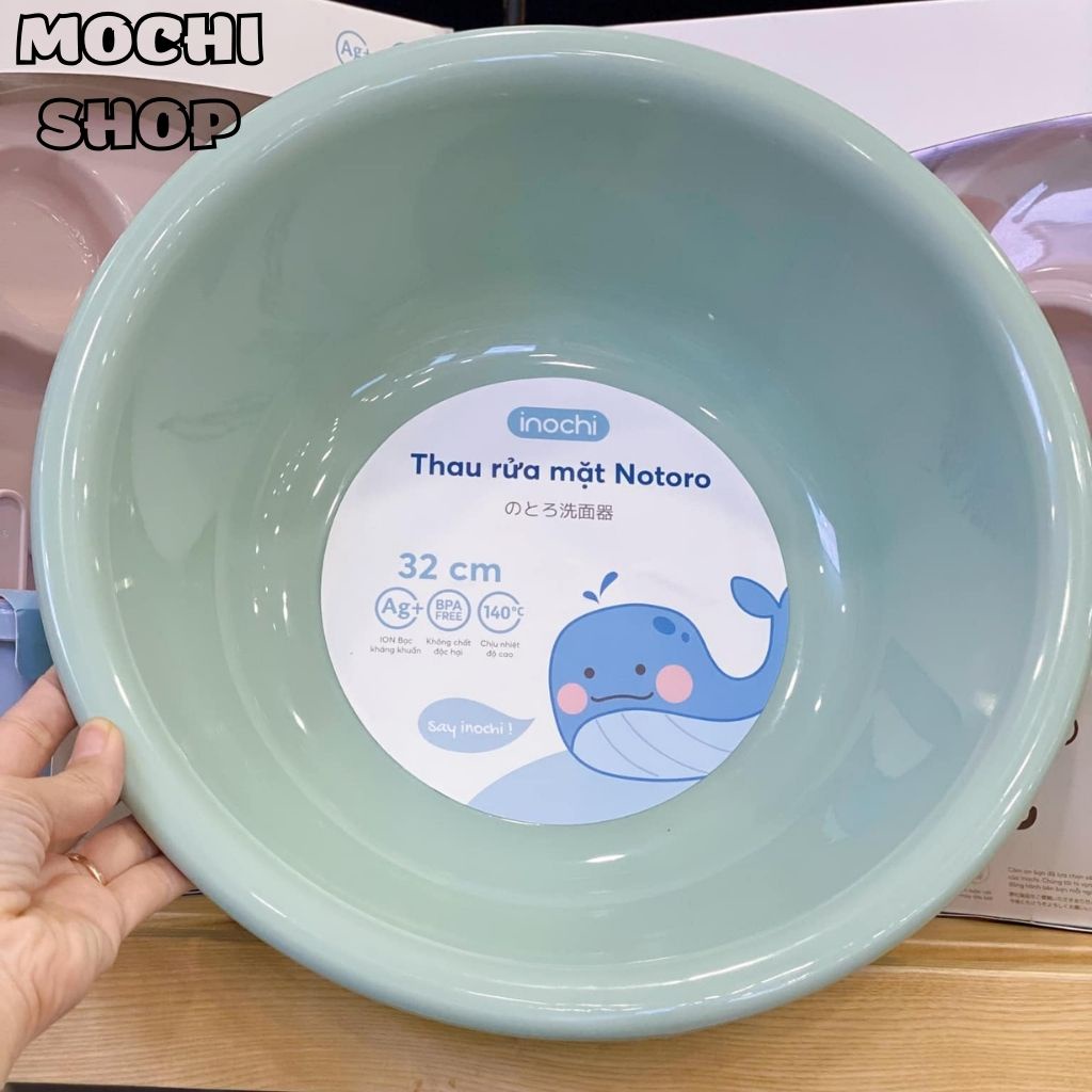 Thau Rửa Mặt Trẻ Em NOTORO Inochi 32cm Nhựa PP Nguyên Sinh An Toàn