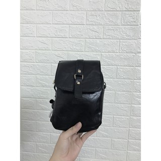 BALO ĐEO CHẤT DA CÓ MÓC GẤU XINH