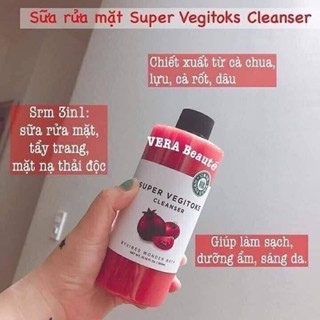 Sữa rửa mặt rau củ Super Vegitoks Cleanser 300ml