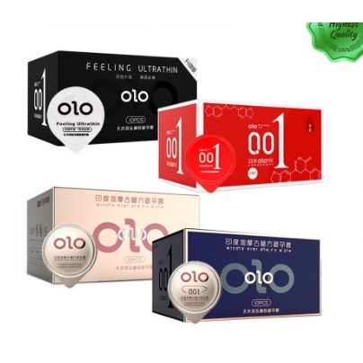 Bao cao su OZO Đen siêu mỏng, nhiều gel bôi trơn, hương thơm Hộp 10 bcs olo (free ship ) Tổng kho bao cao su Hà Nội